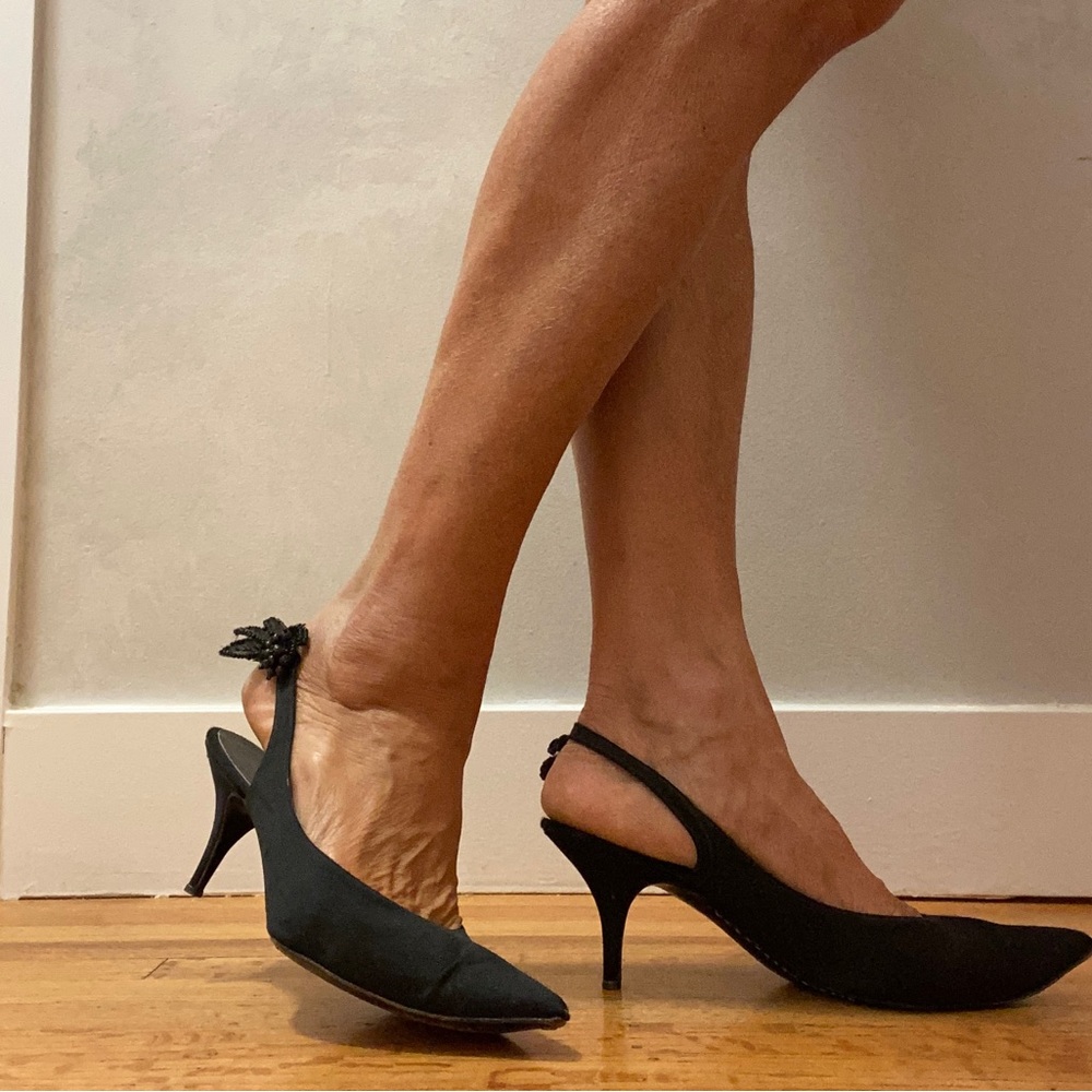 Vintage sling backs.